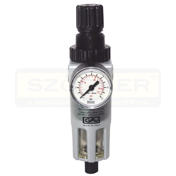 LEVEGŐSZŰRŐ 10MICRON 12BAR 1/4 LÉGTECHNIKÁHOZ GAV FR-180