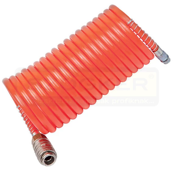 SPIRÁL TÖMLŐ 5M/D6*8mm NARANCS SZÍNŰ LÉGTEC.15bar Z-TOOLS 060206-0113
