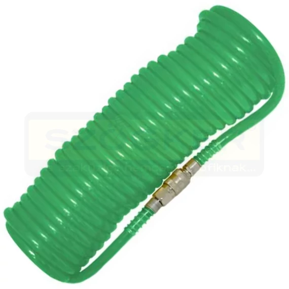 SPIRÁL TÖMLŐ 10M/D8*12mm POLYURETÁN GYORSCSATLAKOZÓVAL Z-TOOLS 060206-0064