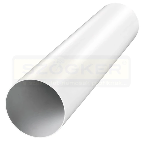 LÉGTECHNIKAI CSŐ D100 35cm MŰANYAG FEHÉR MEREV VENTS 10035