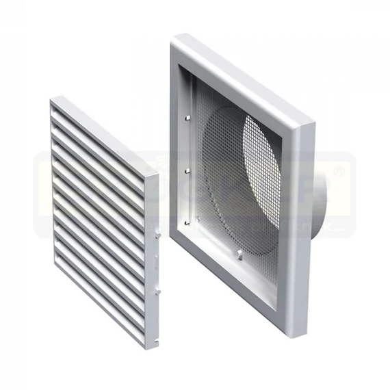 SZELLŐZŐRÁCS MŰANYAG FALI 154*154mm VENTS MV 100V -