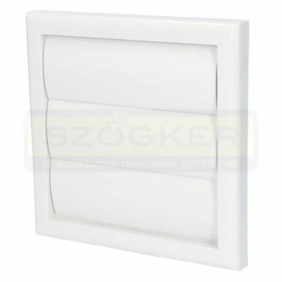 SZELLŐZŐZSALU MŰANYAG FALI D100mm CSŐRE 154*110mm KÜLSŐ VENTS MV 100VJ ABS