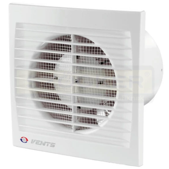 SZELLŐZŐRÁCS VENTILLÁTORRAL D125*125mm IDŐKAPCSOLÓS VENTS 125STL