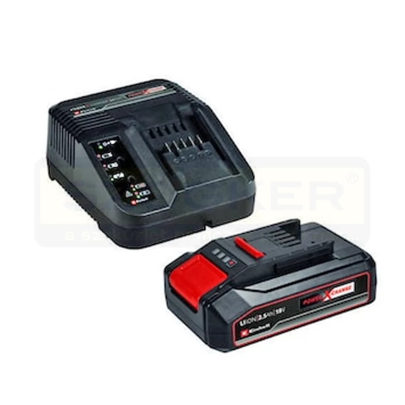 AKKUMULÁTOR+TÖLTŐ 18V 2.5Ah STARTER KIT MAX 720W AKCE4990 EINHELL 4512097