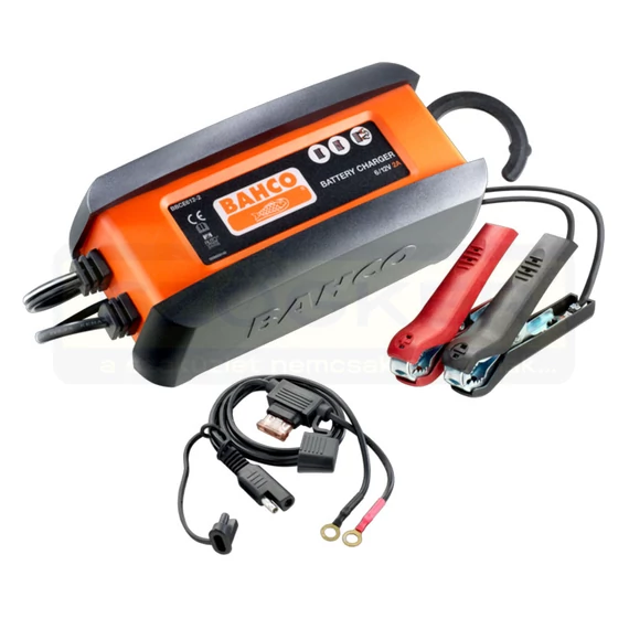 BAHCO BBCE612-2 AKKUMULÁTOR TÖLTŐ 6V/12V 2A AUTOMATA