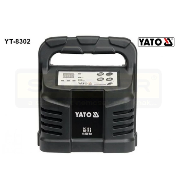 YATO 8302 AKKUMULÁTOR TÖLTŐ 12V 12A