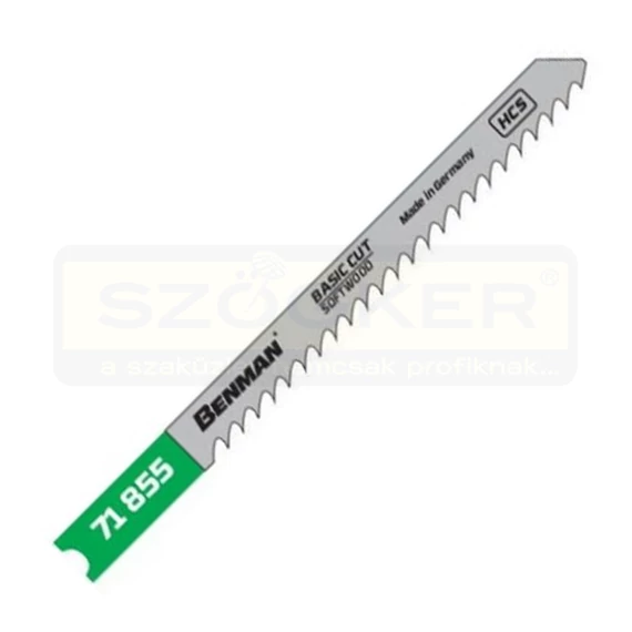 DEKOPÍR FŰRÉSZLAP FÁRA 100mm PUHAFA,U-BEFOGÁS BENMAN 71855DARABRA