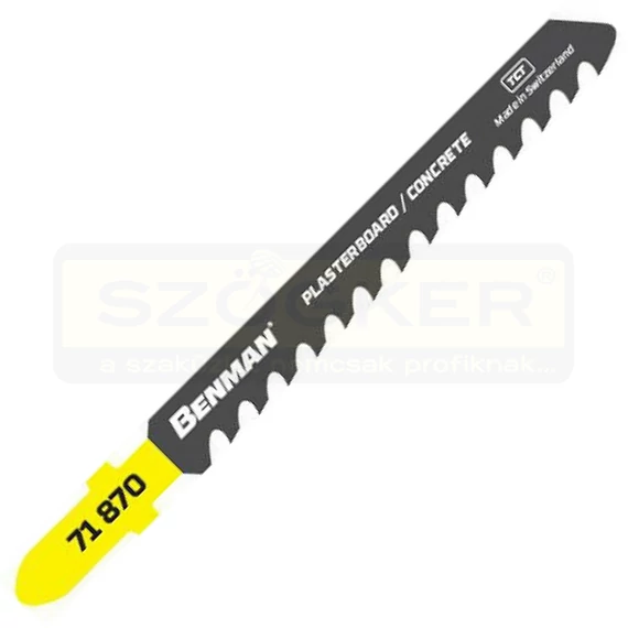 DEKOPÍR FŰRÉSZLAP 100mm GIPSZKARTON, BETON UTOLSÓDB BENMAN 71870darabra