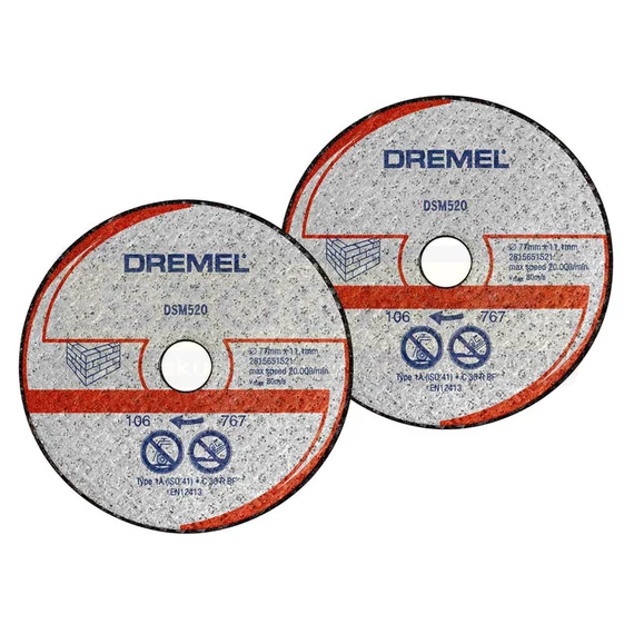 DREMEL 2615S520JB FALAZATVÁGÓ TÁRCSA D20 DSM520 02DB/CSOMAG