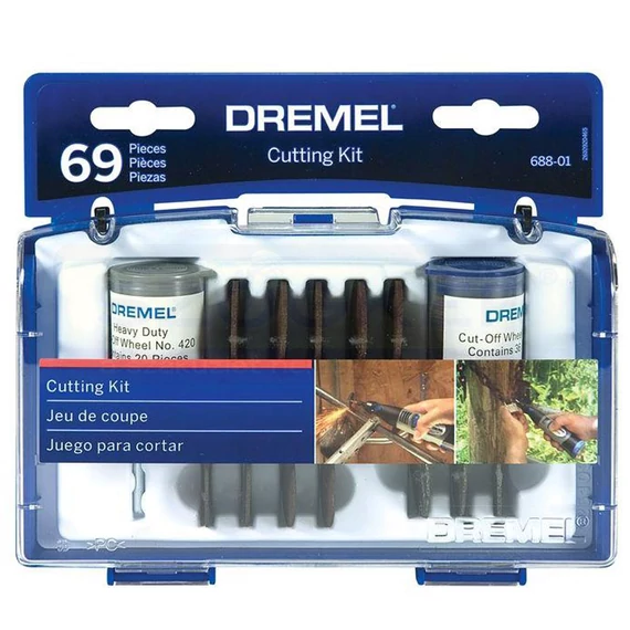 DREMEL 26150688JA DREMEL VÁGÓKÉSZLET 688  68db-os TÁROLÓVAL
