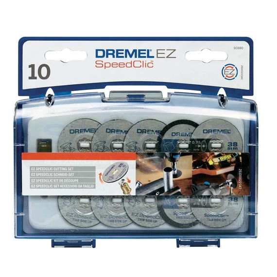 DREMEL 2615S690JA DREMEL VÁGÓKORONG KÉSZLET SC690 10DB-OS
