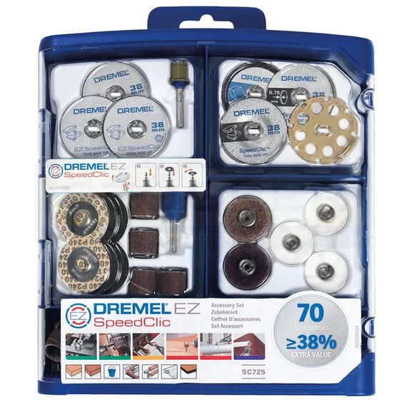 DREMEL 2615E725JA DREMEL TARTOZÉK KÉSZLET 725 70DB-OS