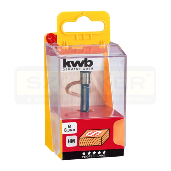 GRAVÍROZÓ KÉS D08 PROFI HSS TCT KWB 49755720