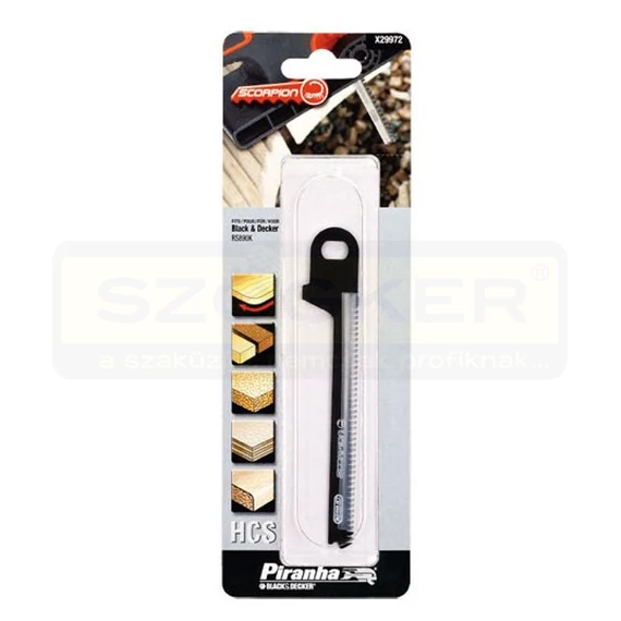 FŰRÉSZLAP FÁHOZ 1DB/CS ELEKTROMOS SKORPIÓ FŰRÉSZHEZ B&D X29972-XJ