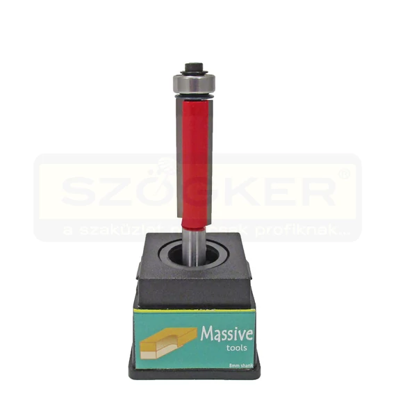 FELSŐMARÓ TISZTÍTÓ D12,7 D8mm SZÁR HSS FAIPARI HÁROMÉLŰ MASSIVETOOLS 501273D3