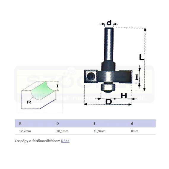 FELSŐMARÓ HOLKER R12,7mm MASSIVETOOLS 723813