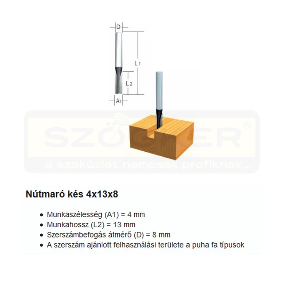 MAKITA D-47385 FELSŐMARÓ NÚT D4 8SZÁR