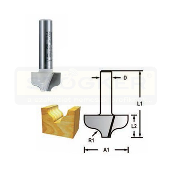 MAKITA D-48804 FELSŐMARÓ PROFIL D25,4 6SZÁR CSAPÁGYAS