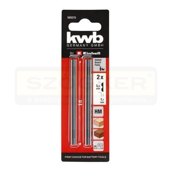 GYALUKÉS EGYENES 82*5,5*1,1mm 2DB/CSOMAG KWB 49568315