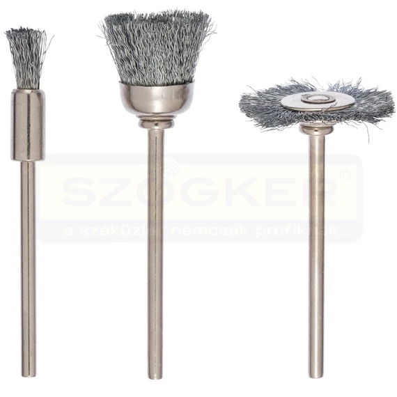BOSCH 2609256554 DRÓTKEFE KÉSZLET 3DB-OS ACÉL DRÓTBÓL MINI