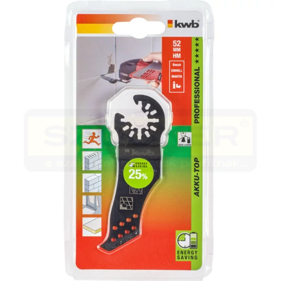 FŰRÉSZLAP 52mm KERÁMIA-CSEMPE MULTIFUNKCIÓS GÉPHEZ KWB 49708460