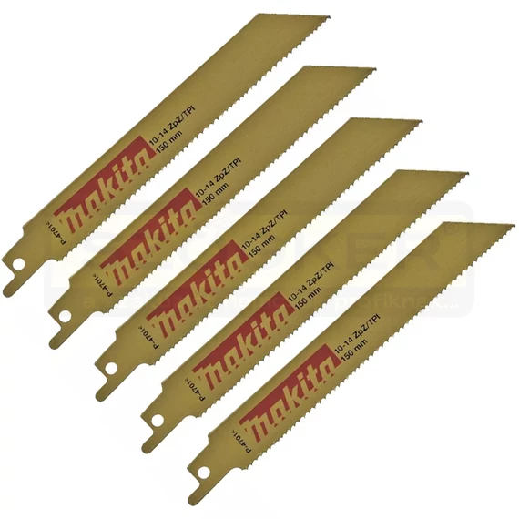 MAKITA P-47014 ORRFŰRÉSZLAP 150mm 5DB/CSOMAG - FÉM,SZÖGESFA
