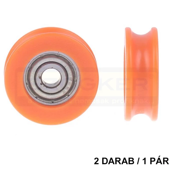 GÖRGŐ VÁGÓTÁLCÁHOZ D55*27mm TÉGLAVÁGÓ GÉPHEZ CSAPÁGYAS IMPORT