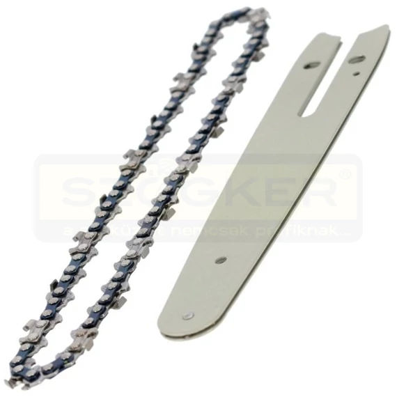 LÁNCVEZETŐ 15cm 1/4col 1.1mm + 37 SZEMES LÁNC IMPORT CS2101-1