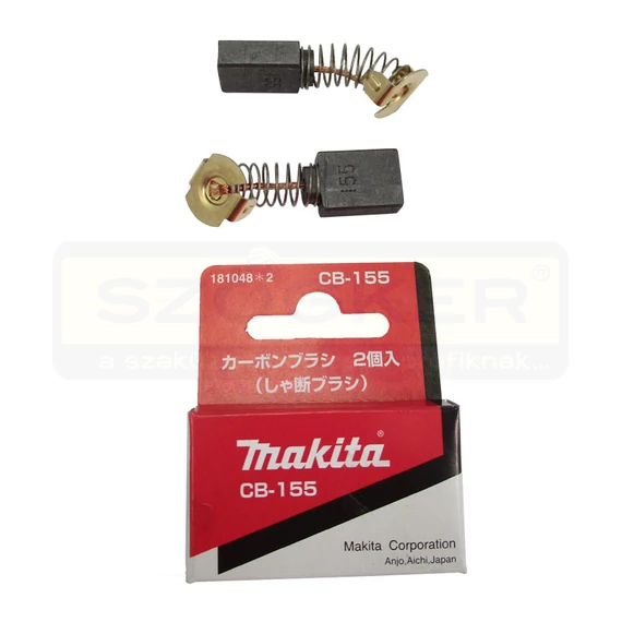 MAKITA 181048-2 SZÉNKEFE CB-155 ÖNKIOLDÓ 1606B,1804N,--2012, 2012NB
