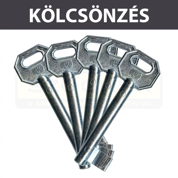 KÖLCSÖNZÉS FORMAKULCS KÉSZLET 40DB-OS KAUCIÓ:25.000,- KÖLCSÖNZÉS MAGYAR LŐVÉR