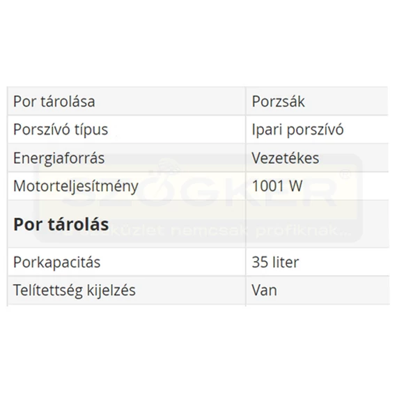 KÖLCSÖNZÉS PORSZÍVÓ KAUCIÓ: 90.000,- FT KÖLCSÖNZÉS KARCHER NT35/1