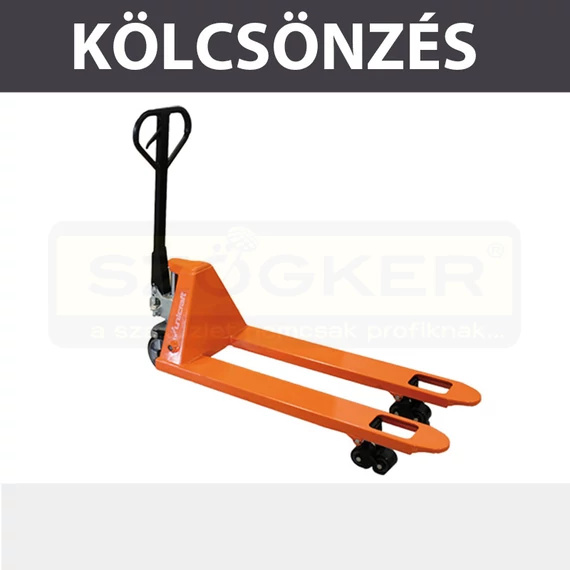 KÖLCSÖNZÉS RAKLAPEMELŐ BÉKA TB:2.5T KAUCIÓ 80.000,- FT KÖLCSÖNZÉS PHW2506