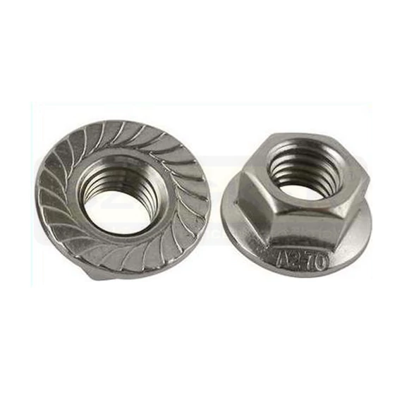 ALÁTÉTES ANYA M16 FOGAZOTT DIN 6923W A2 INOX