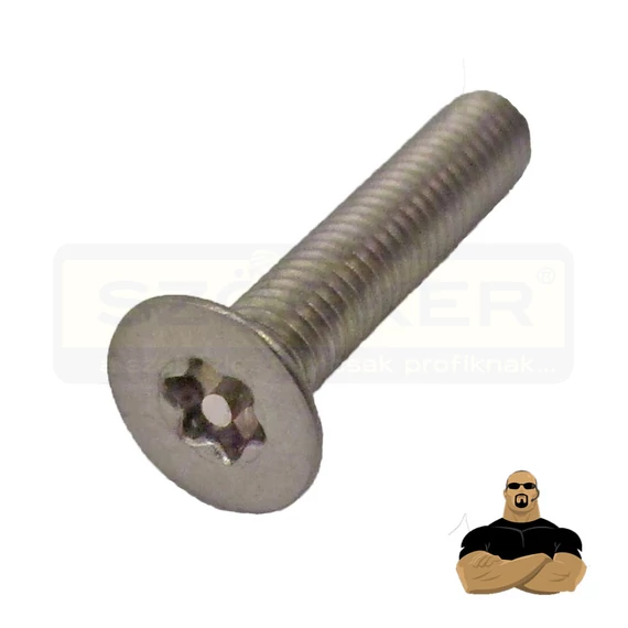 BIZTONSÁGI CSAVAR M04*25 DIN 7991 A2 SFTORX-CSAPOS INOX