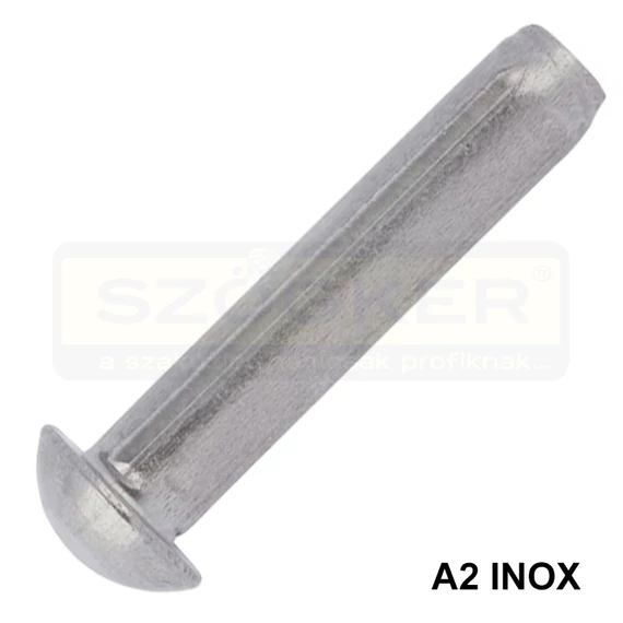 SZEGECS TÖMÖR FGF D3*8 DIN 1476 HASÍTOTT A2 INOX IMPORT