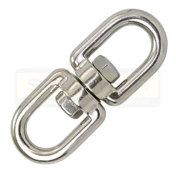 FORGÓ D6mm SZEM-SZEM FORGÓ-FORGÓ A4 INOX IMPORT