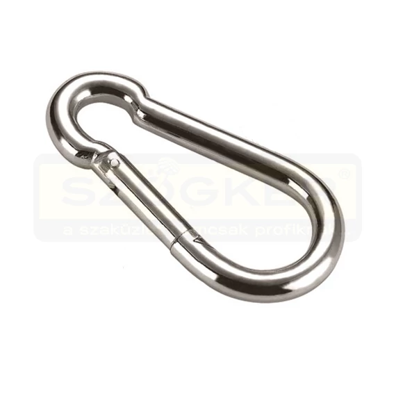 KARABÍNER RUGÓS D10*100 0.35t DIN 5299C A4 SAVÁLLÓ TŰZOLTÓ IMPORT