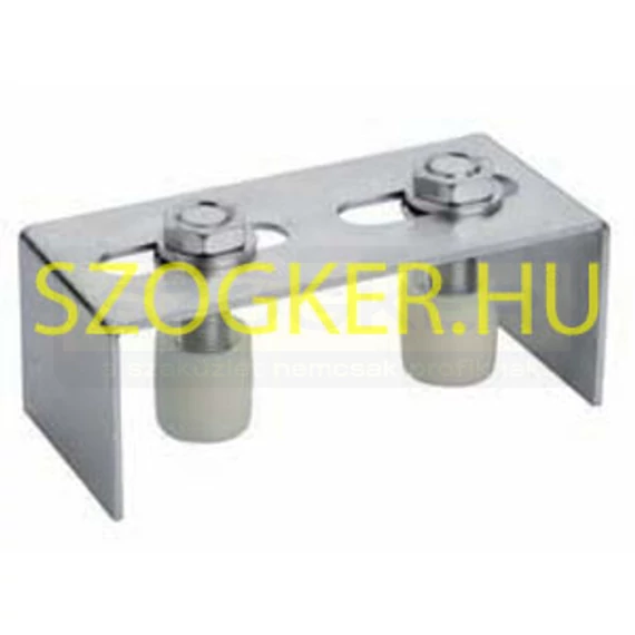 EBRO 306 VEZETŐGÖRGŐ KAPUHOZ-DUPLA D30*30 A2-INOX 70*155mm