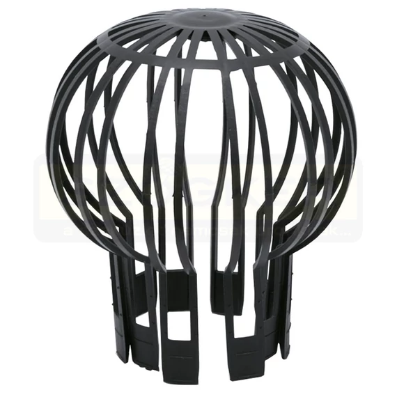ERESZCSATORNÁHOZ D60-150mm LOMBVÉDŐ KOSÁR FEKETE MŰANYAG IMPORT 636240010