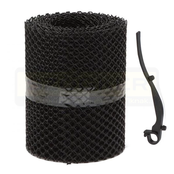 ERESZCSATORNÁHOZ 600cm*18cm LOMBVÉDŐ RÁCS FEKETE MŰAG.SŰRŰ IMPORT 636230110