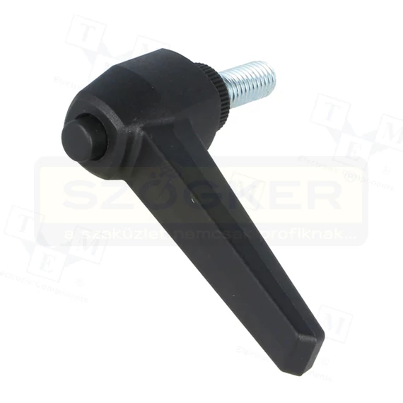 GÉPKAR-EMELHETŐ M8*60/63mmKAR THERMOPLAST-FEKETE ELESA MRX.63P-M8X60