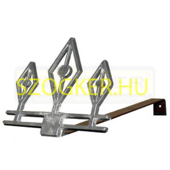 HÓFOGÓ BRAMAC CSERÉPHEZ 44cm HAJLÍTOTT-LAPOS KIV. FEST.SZÁR MAGYAR