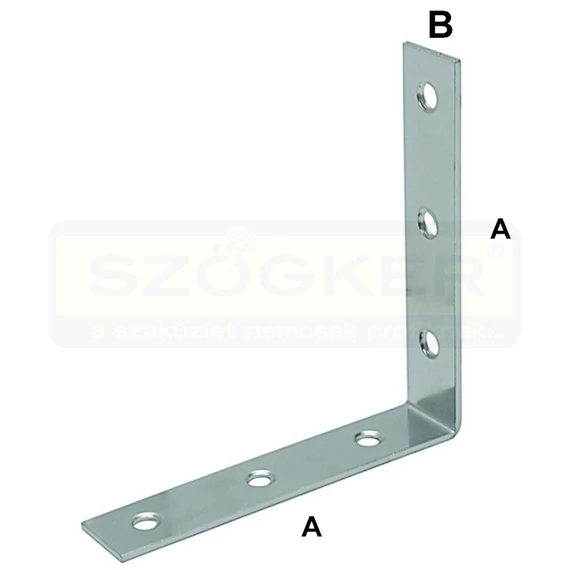 TETŐSZERKEZETI SAROKÖSSZEKÖTŐ 120*120*20 HG. 5mm VASTAG IMPORT DMK-125