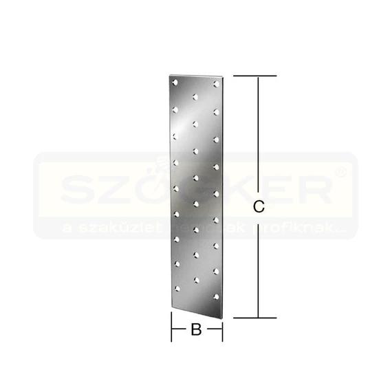 ÖSSZEKÖTŐLEMEZ STANDARD HG. 060*240/2.0 VORMANN 71045