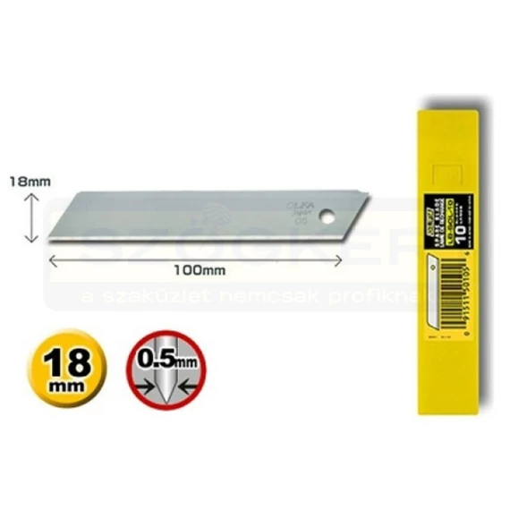 OLFA LB-SOL-10 DEKORPENGE NEM TÖRHETŐ 18mm 10DB/CS.