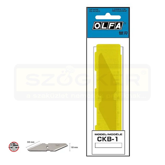 OLFA CKB-1 DEKORPENGE 18mm 02DB/CS.
