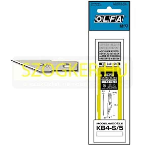OLFA KB4-S/5 DEKORPENGE 20mm 05DB/CS.