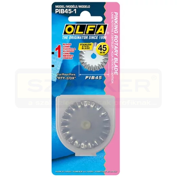 OLFA PIB45-1 TARTALÉK PENGE KÖRKÉSHEZ 45mm RTY-2/DX-HEZ
