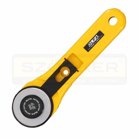 OLFA RTY2C/YELLOW KÖRKÉS TEXTILHEZ 45mm NYÉLLEL SÁRGA