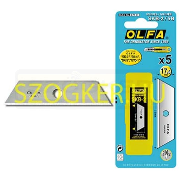 OLFA SKB-2 DEKORPENGE TRAPÉZ 18mm 05DB/CS.